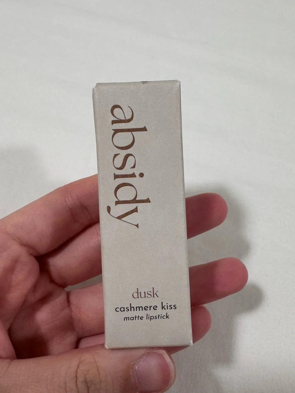 New Absidy Cashmere Kiss Matte Lipstick - Dusk